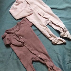 Loved baby organic footed overall bundle!